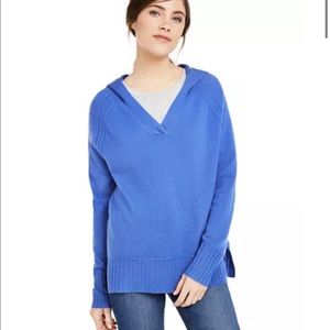 Charter Club Luxury Cashmere Hooded Pullover